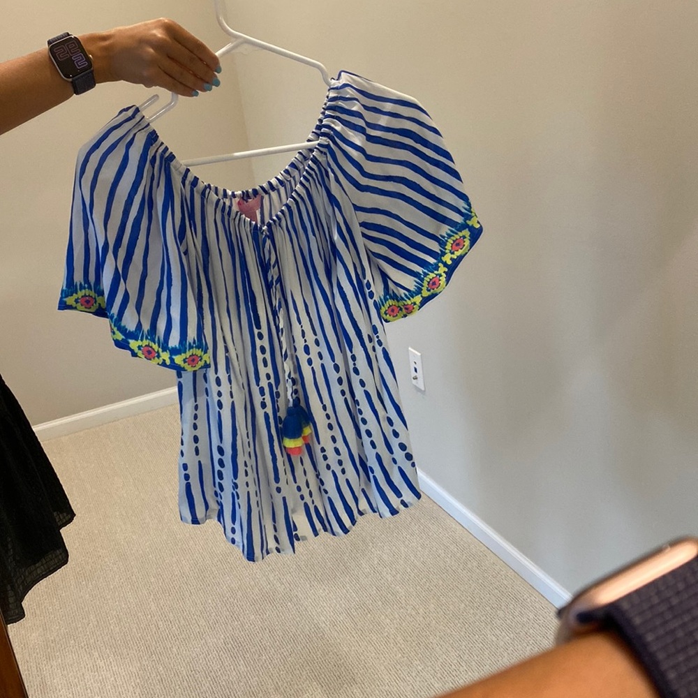 Lilly Pulitzer off the shoulder top